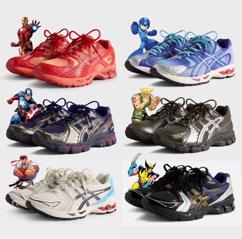 Kith x ASICS for Marvel vs. Capcom コラボスニーカーが国内11月14日