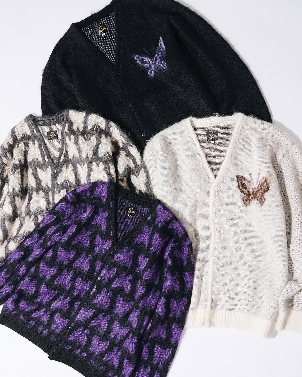 NEEDLES x STUDIOUS 25AW 別注モヘアカーディガンの国内先行予約が開始