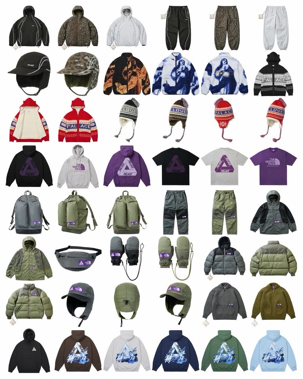 PALACE SKATEBOARDS x THE NORTH FACE PURPLE LABEL “HOLIDAY 25