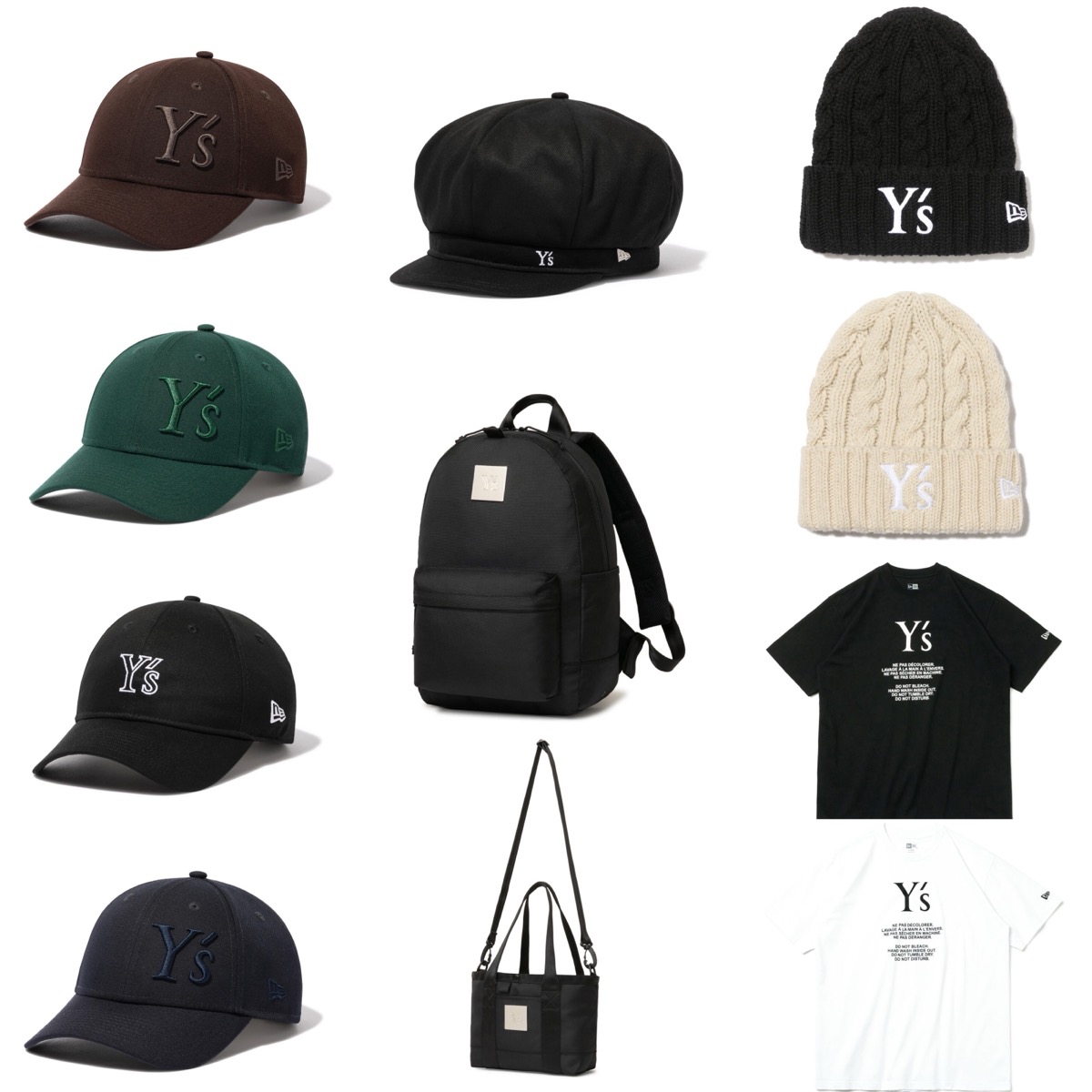 Y's × New Era® 2024年春夏コレクションが国内1月24日より発売 【24SS