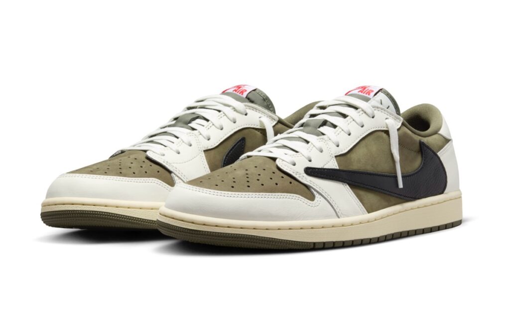 Travis Scott × Nike Air Jordan 1 Low OG SP “Reverse Olive”が国内9