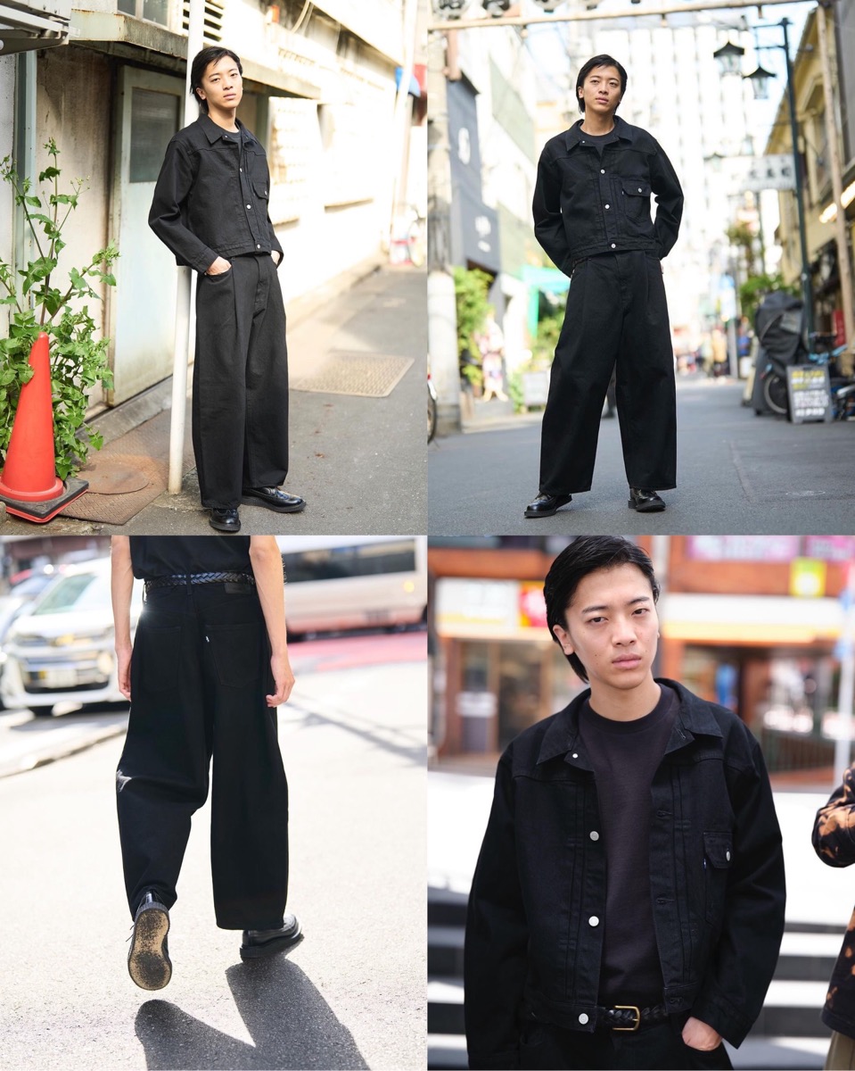 Levi's® Made in Japan ブラックデニムのセットアップが国内9月6日より