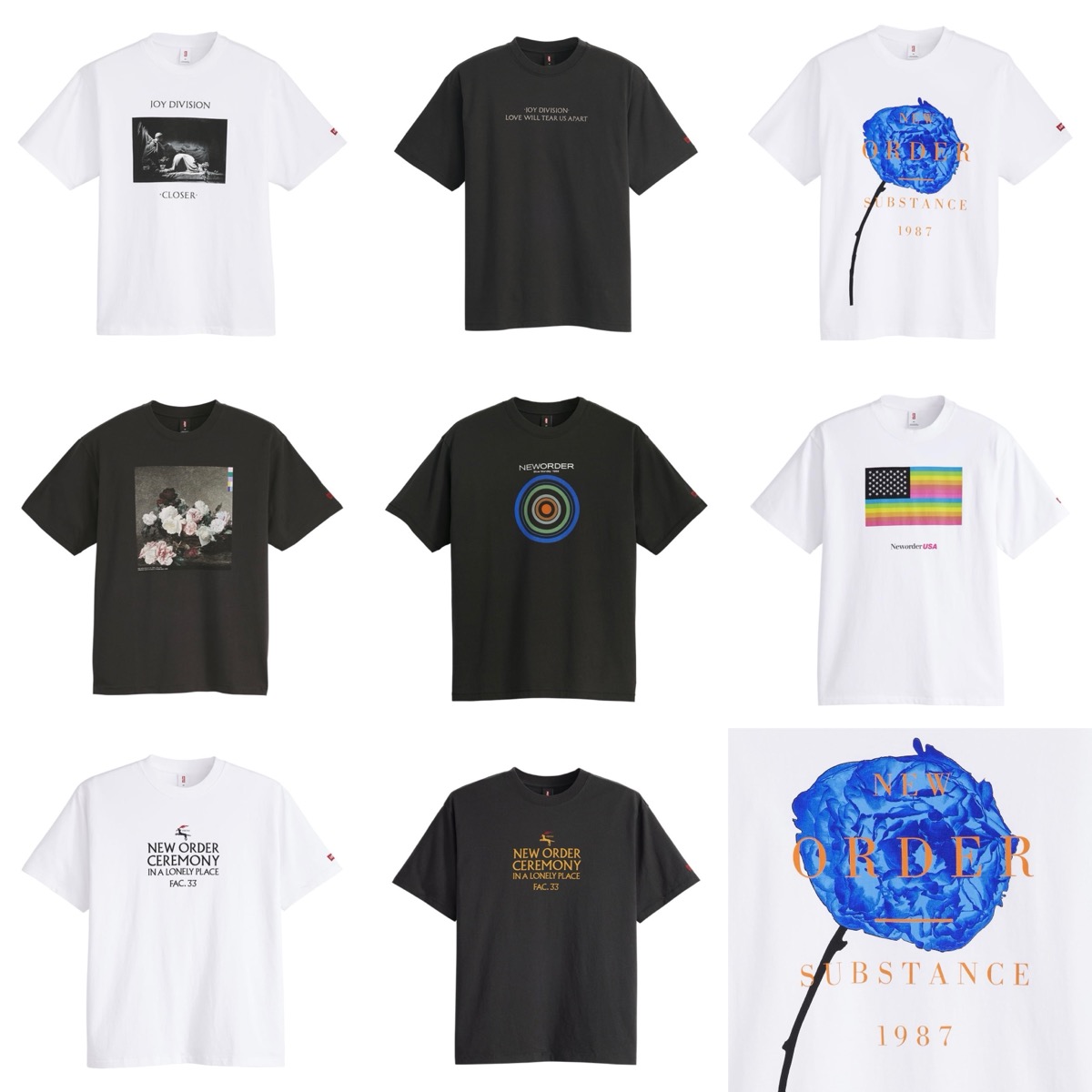 Levi's® x Joy Division & New Order バンドTシャツ第二弾が国内10月4