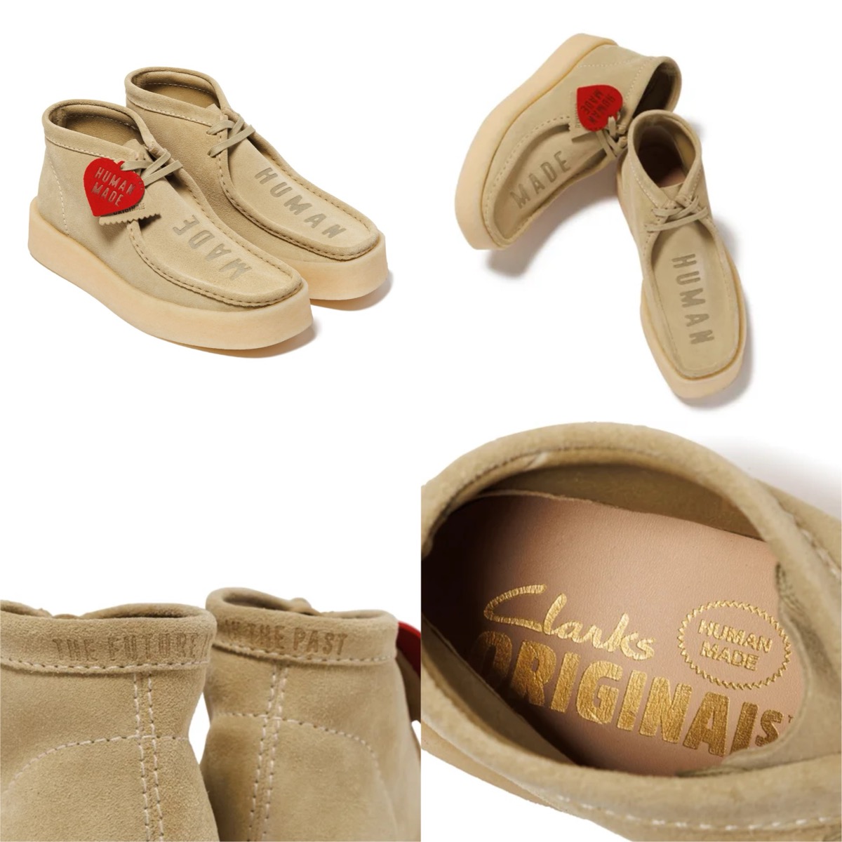 HUMAN MADE x Clarks Originals コラボシューズが国内1月1日／1月8日