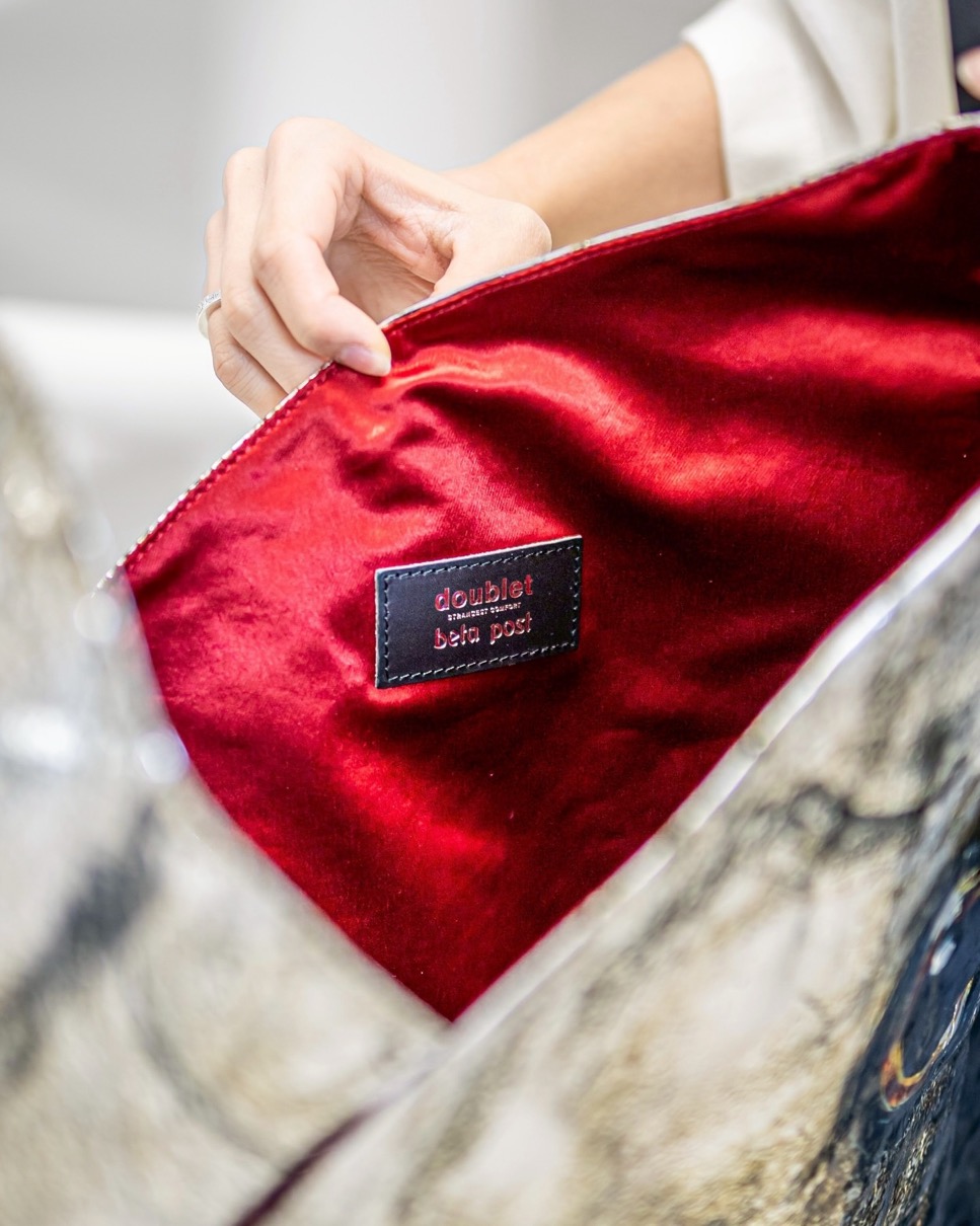 doublet x beta post 26SS マグロ型トートバッグ『TUNA HEAD BAG』が