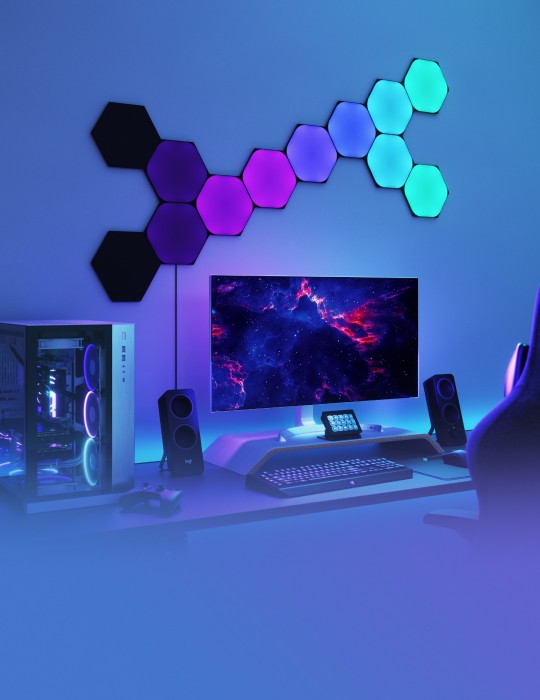 Nanoleaf Shapes Ultra Black Hexagons | Limited Edition Smart LED