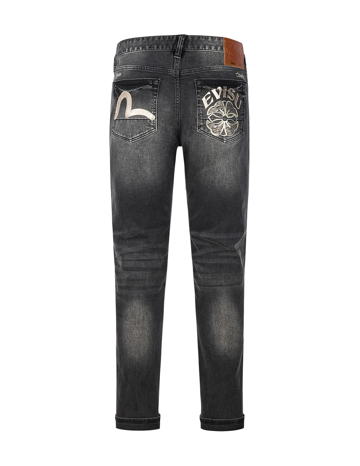 Seagull and Kamon Print Flex Skinny Denim Jeans #2028 – EVISU