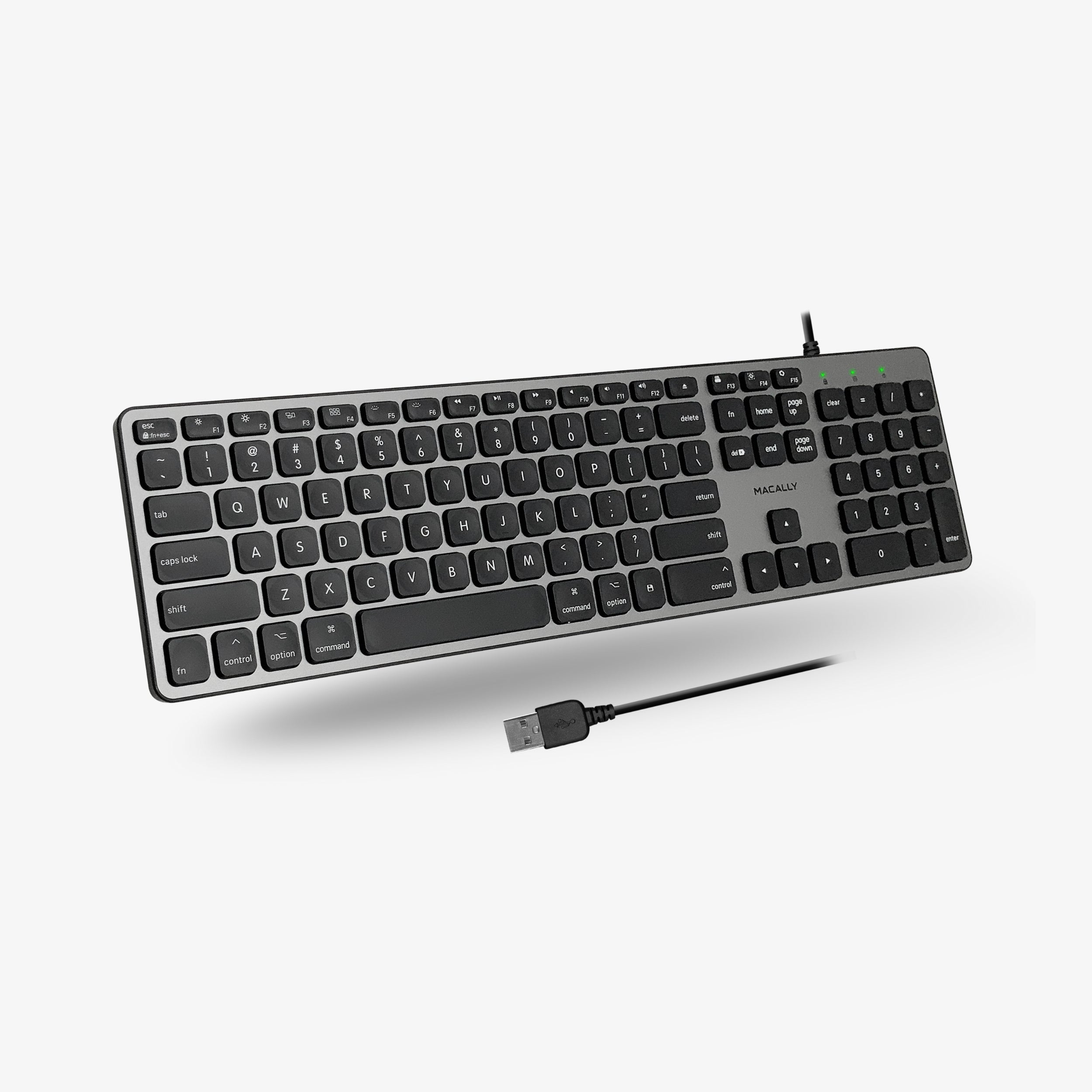 Backlit Keyboard for Mac | Low Profile, Full-Size, 20 MacOS