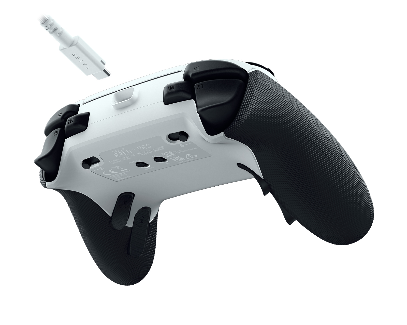 Razer Raiju V3 Pro PS5 & PC Controller - White - us.MaxGaming.com