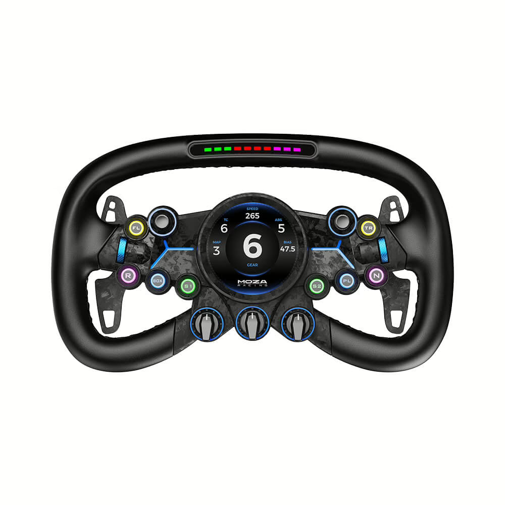 MOZA R9 V3 + Vision GS Bundle | Versatile Sim Racing Wheel for Sim