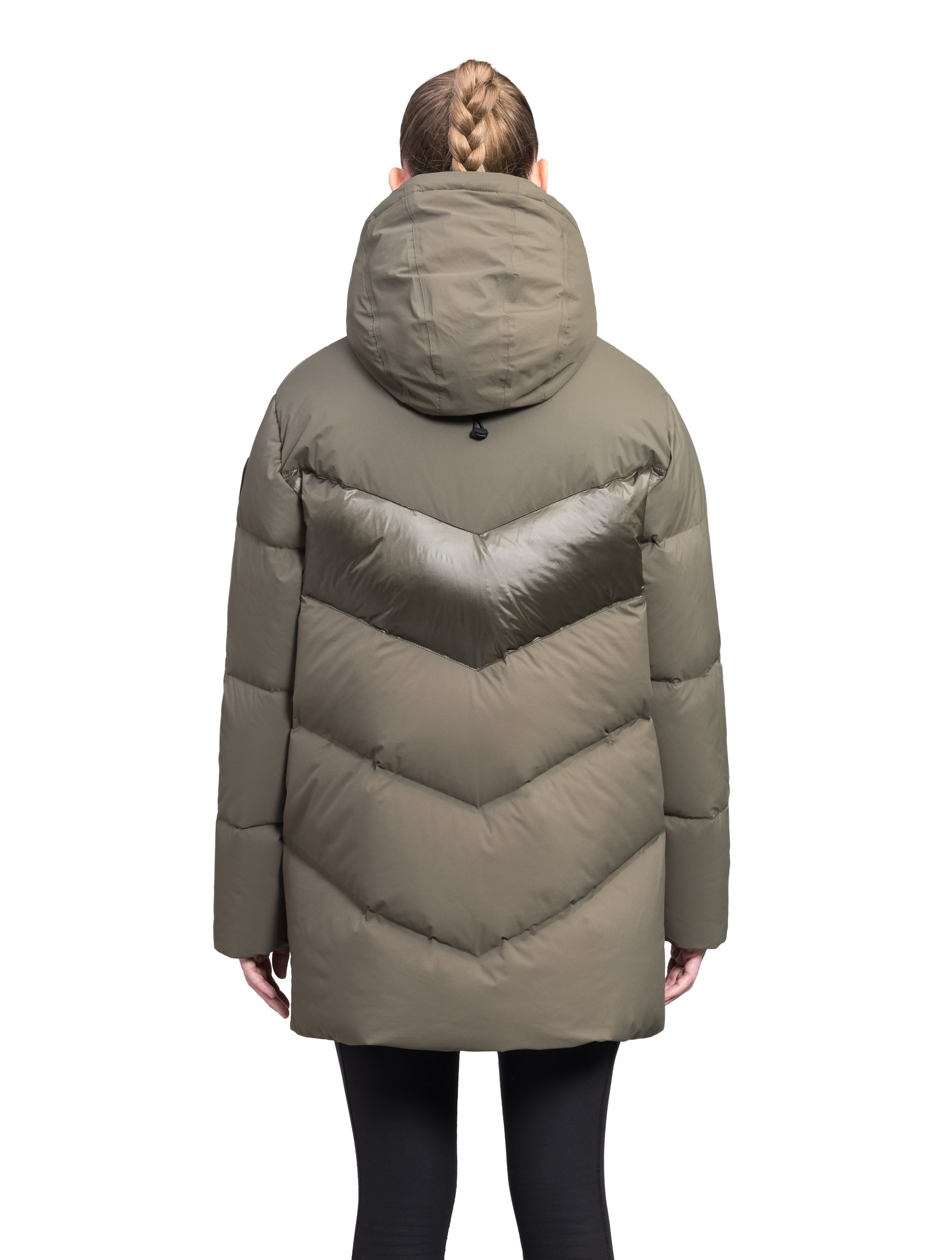 Isla Women's Chevron Quilted Puffer Jacket – Nobis - US