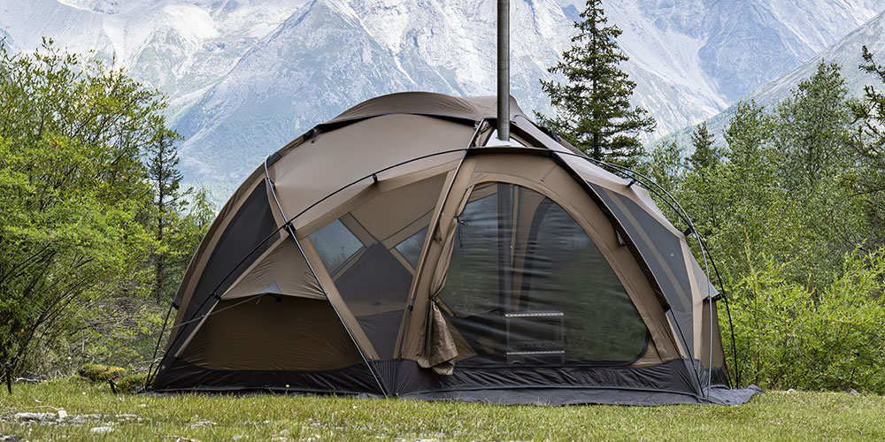 POMOLY Dome X4 Pro: Freestanding Dome Hot Tent for All-Season