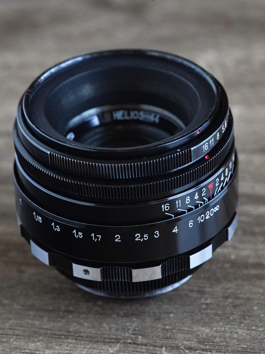 Helios-44 black lacquer Zebra M39 58mm f/2 №8074149 SLR