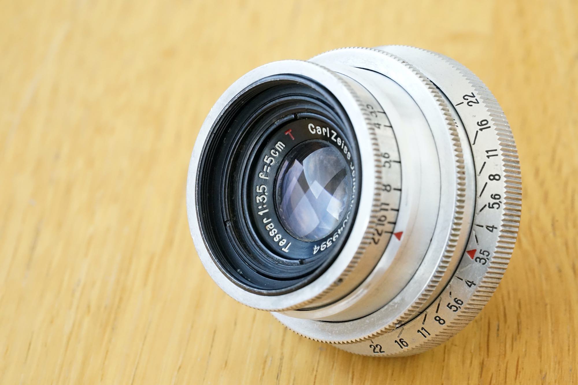 Tessar T 50mm f/3.5 Carl Zeiss Jena M40 uralseller.com