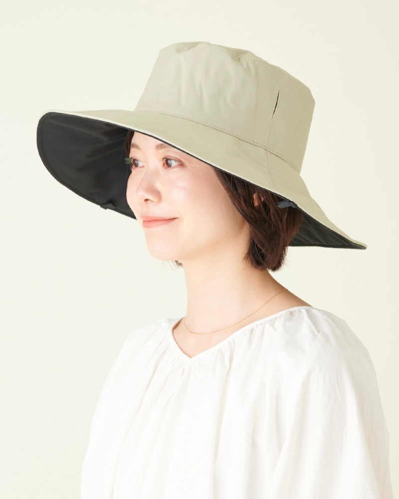 ハット11 + plus｜完全遮光帽子｜サンバリア100 | 完全遮光日傘