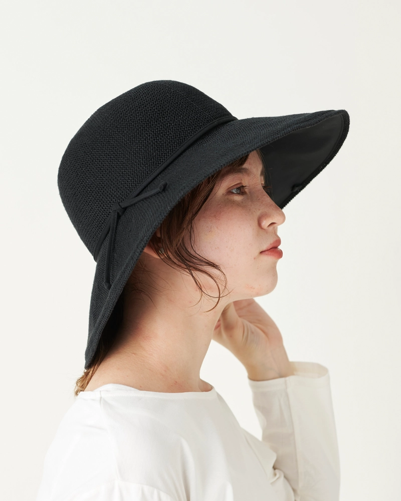 リネン・サーモハット｜完全遮光帽子｜サンバリア100 | 完全遮光日傘