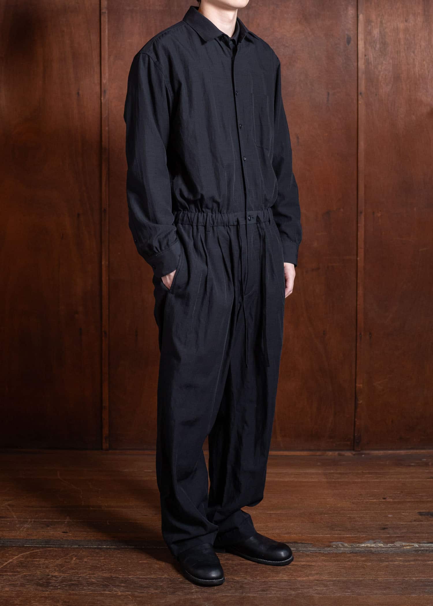 YOKO SAKAMOTO Jump SuitYS-25SS-46-BLACK – VISION OF FASHION
