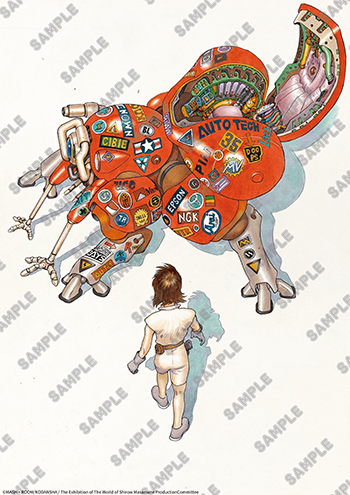 士郎正宗の世界展～「攻殻機動隊」と創造の軌跡～ 】大阪会場 10月4日