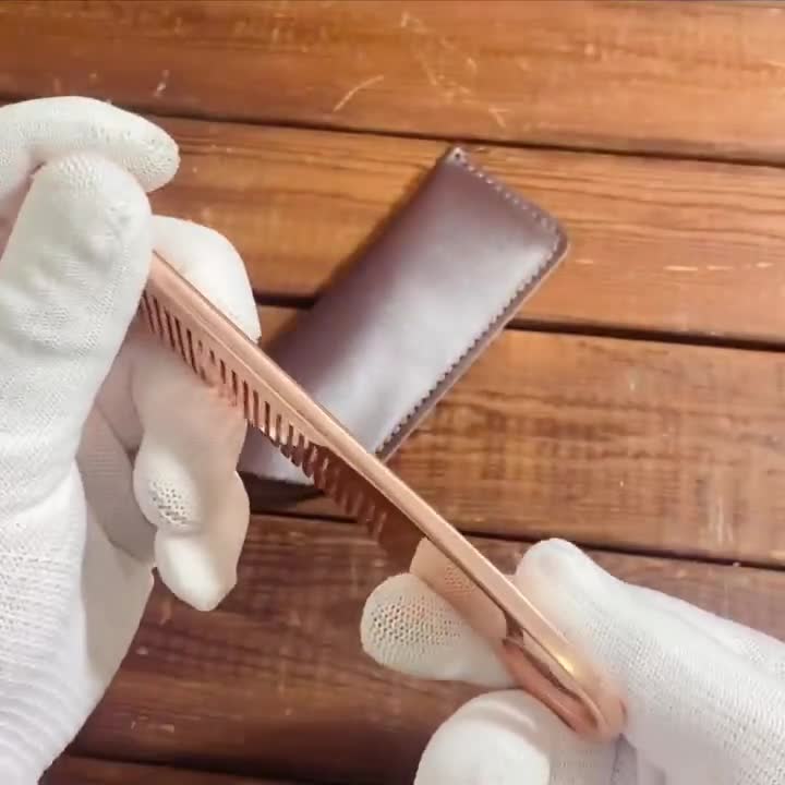 純銅製ヘアコーム 手作りプレミアムコーム 家族へのギフト - Etsy 日本