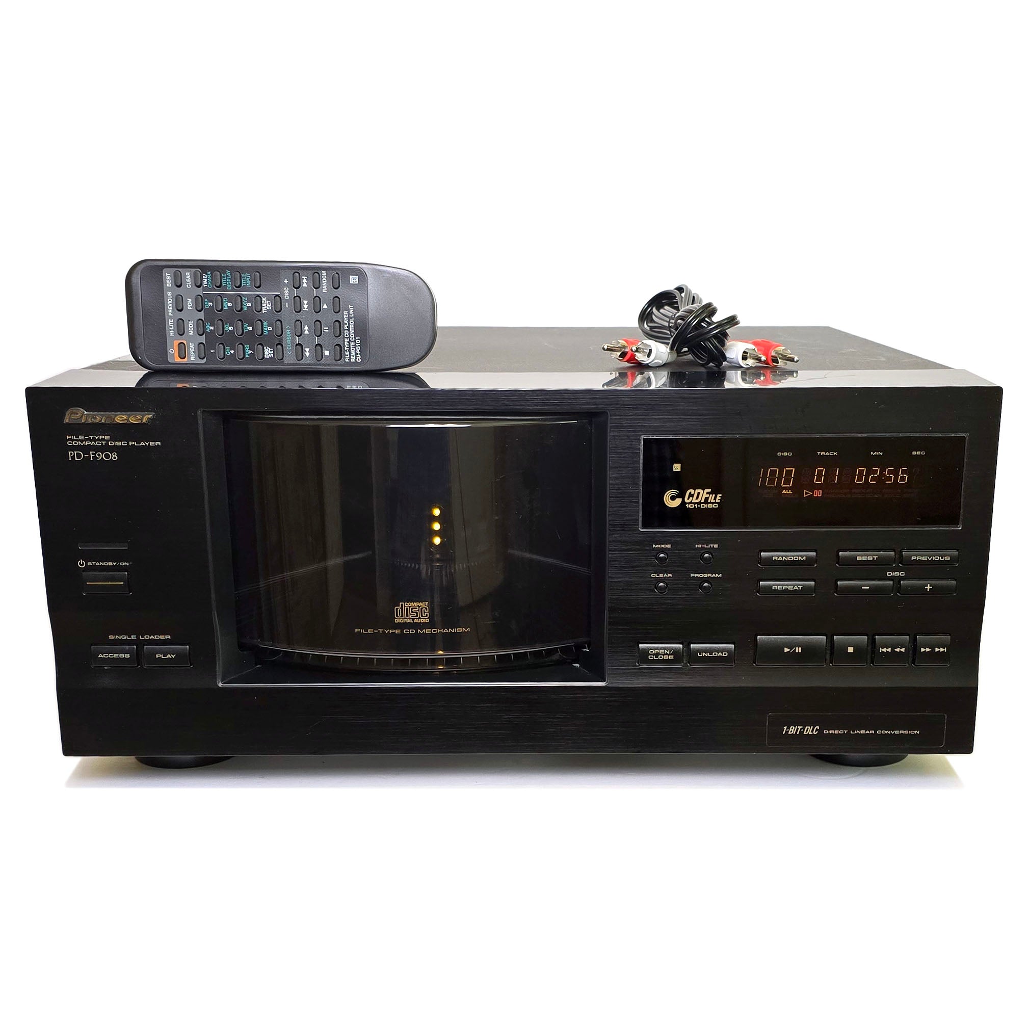 Pioneer PD-F908 100+1 CD Changer Player – VCR-DVD.com
