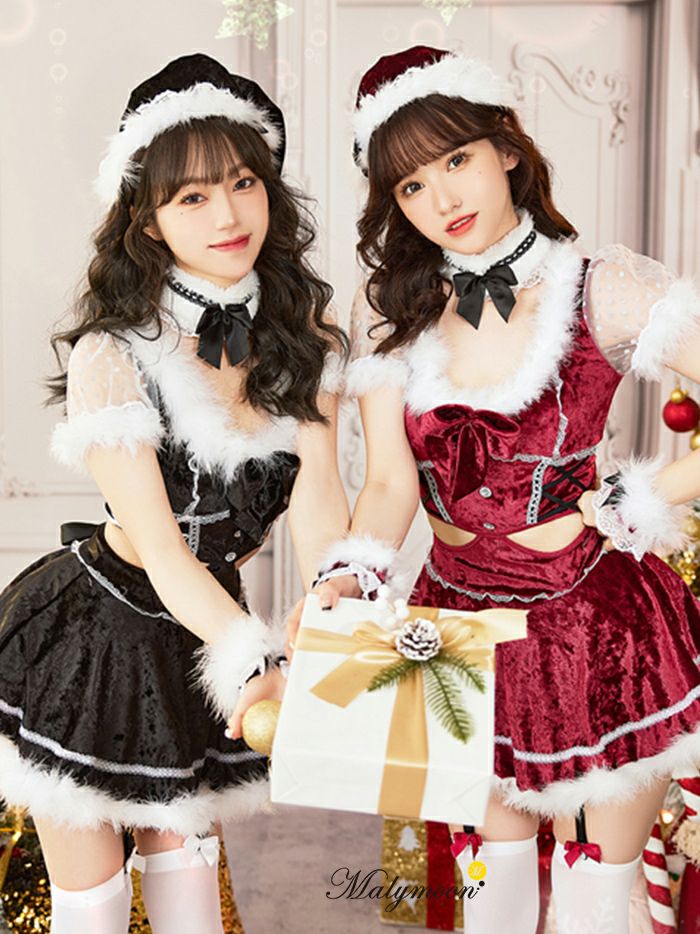 9点セット】Malymoon マリームーン ベルベットフルールパールサンタ