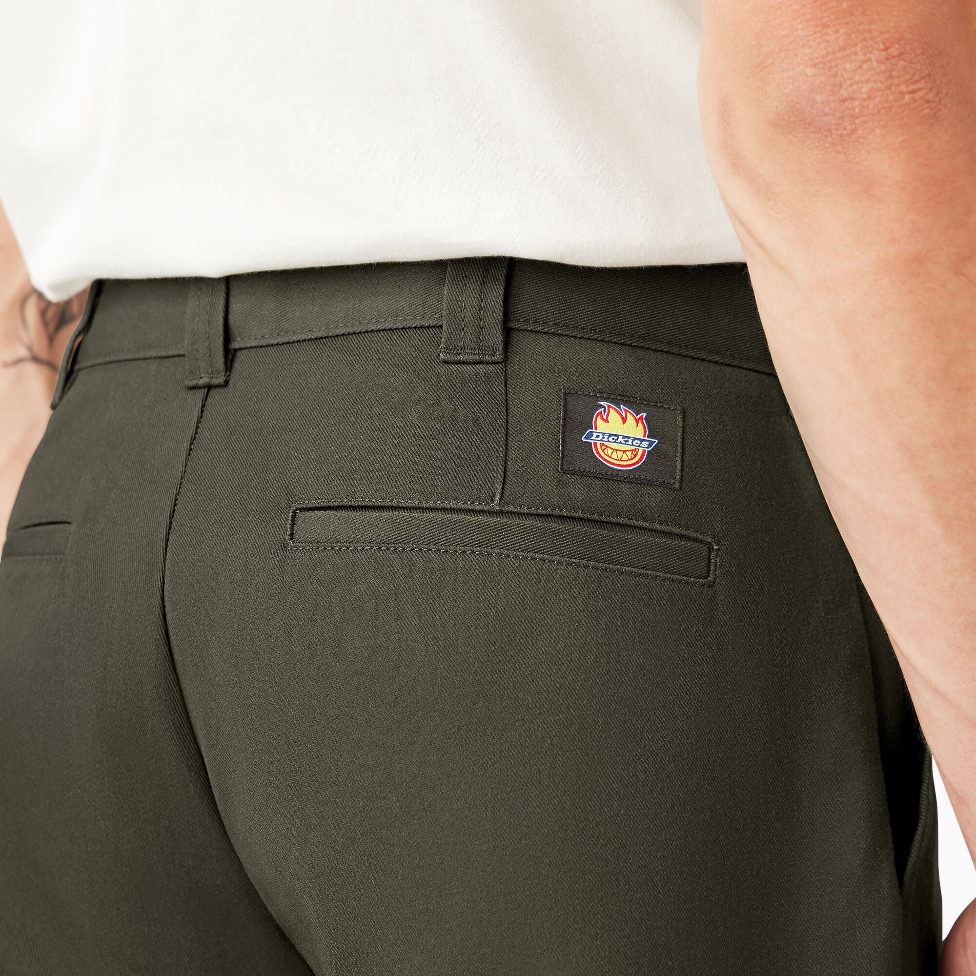 Dickies x Spitfire Regular DBL Knee 32 Inseam - Olive Green — Val Surf
