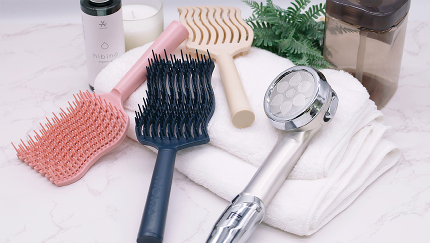 ヒビノ プレミアムケアブラシ HCB-2000 | ヴィナシス どんな頭の形にも