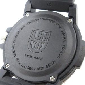 0320-1GBq H-3LX SEA TURTLE 腕時計 ジャイアント クォーツ ブラック