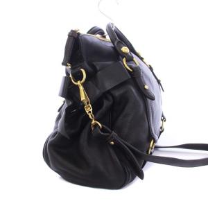 VITELLO LUX 2WAY バッグ ブラック（2024/11/16買取） - miumiu ミュウ