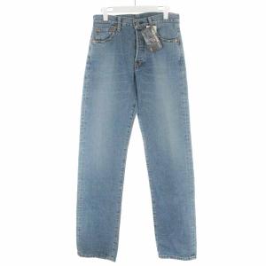 501 66前期 76年 刻印6 デニム 紙パッチ 黒カン 赤耳 インディゴ W36