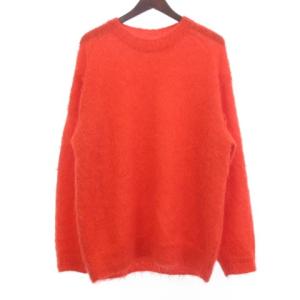 22AW BRUSHED SUPER KID MOHAIR KNIT モヘアニット オレンジ 4（2024