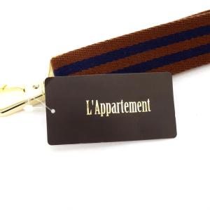 ドゥーズィエムクラス Border Belt ショルダー ストラップ 茶 ブラウン
