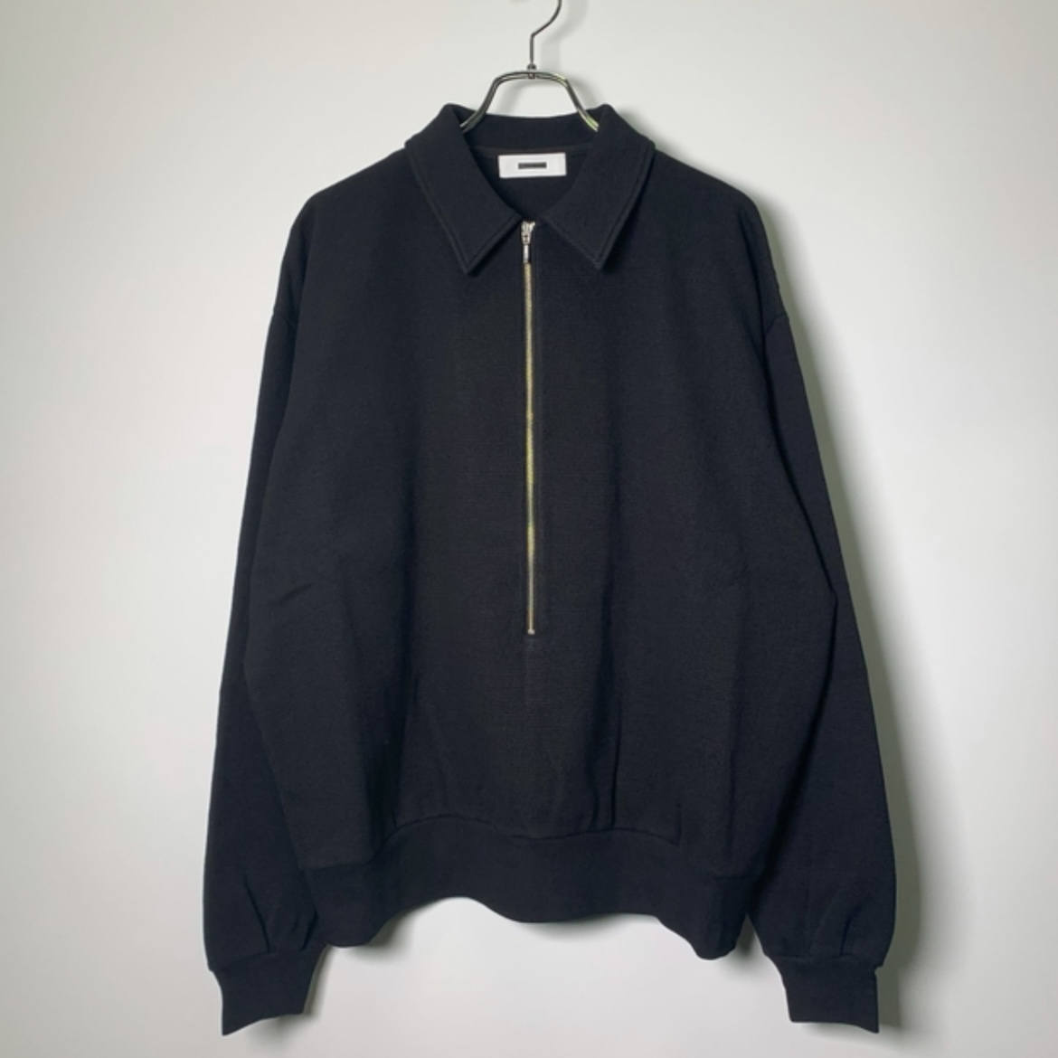 REVERBERATE(リバーバレイト)】HALF ZIPP THERMAL / BLACK - VELVET