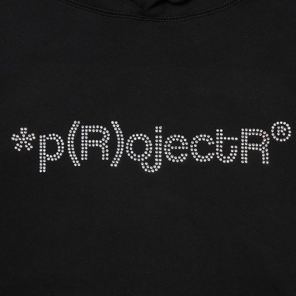 Rhinestone Logo Hoodie | *p(R)ojectR® | VERTICAL GARAGE OFFICIAL