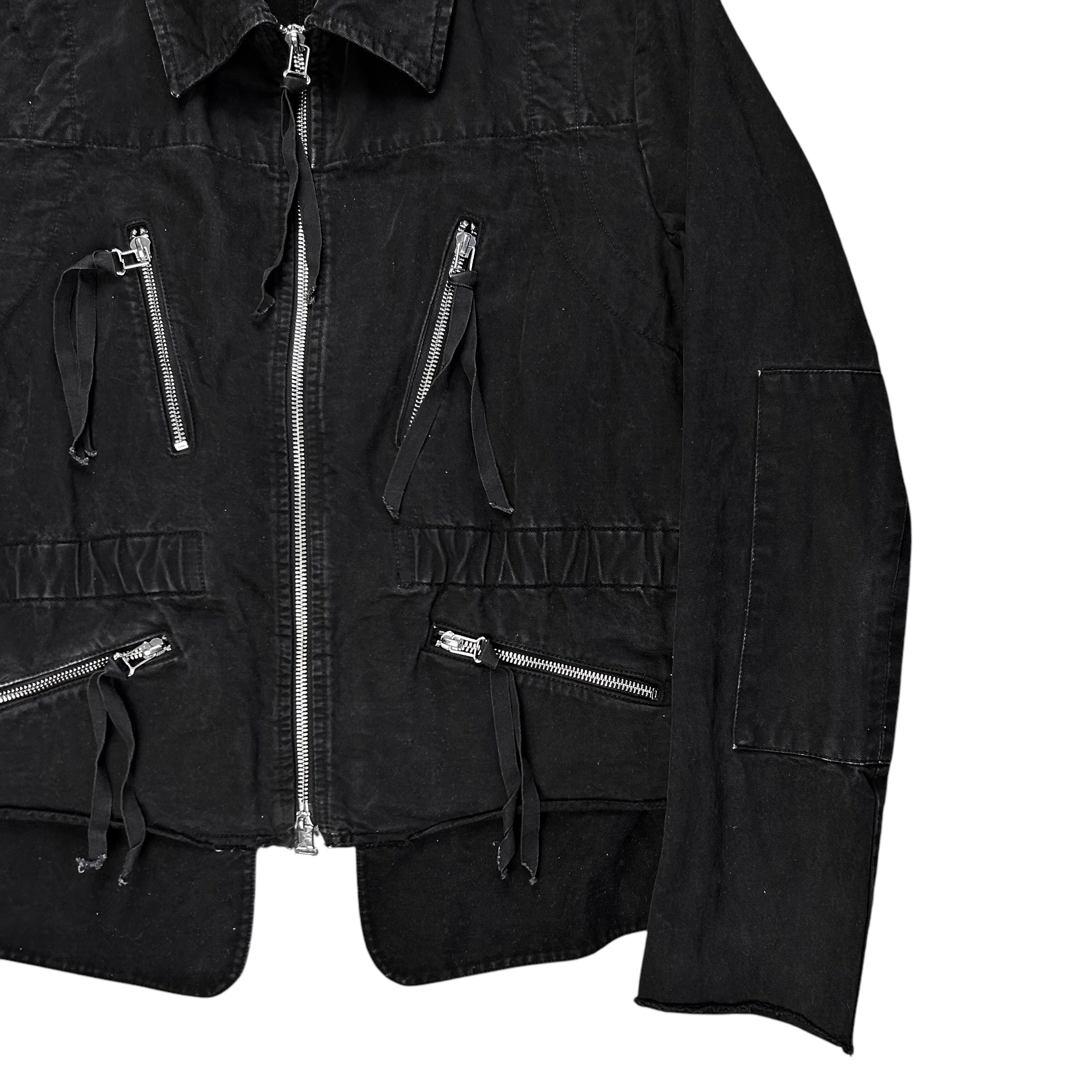 Maison Martin Margiela Deconstructed Multi Zip Jacket – Vertical Rags