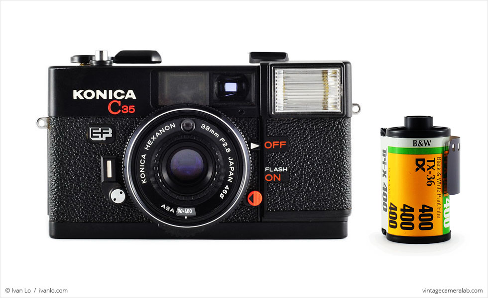 Konica C35 EF – Vintage Camera Lab