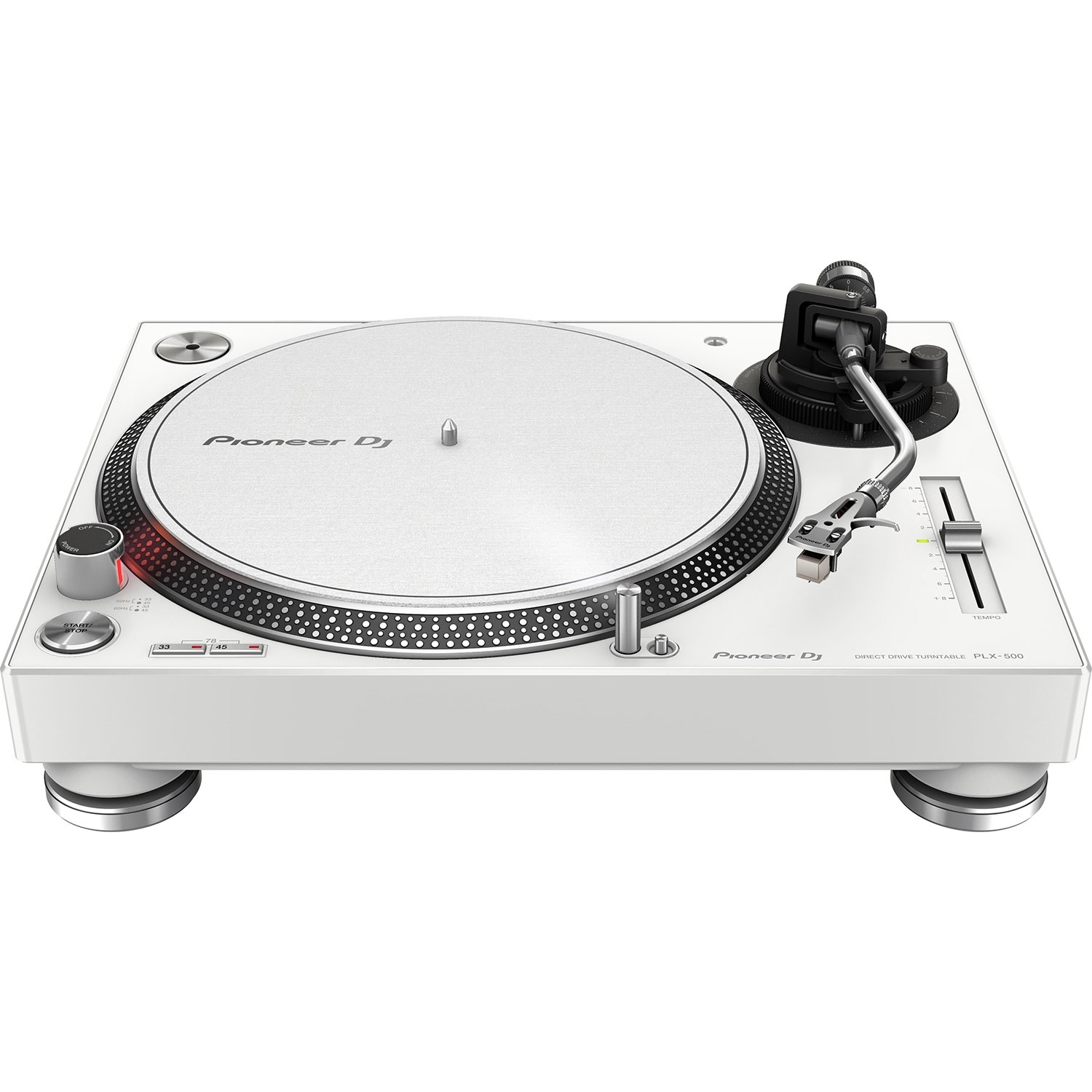 Pioneer DJ PLX-500 Direct Drive Turntable - White - Vintage King
