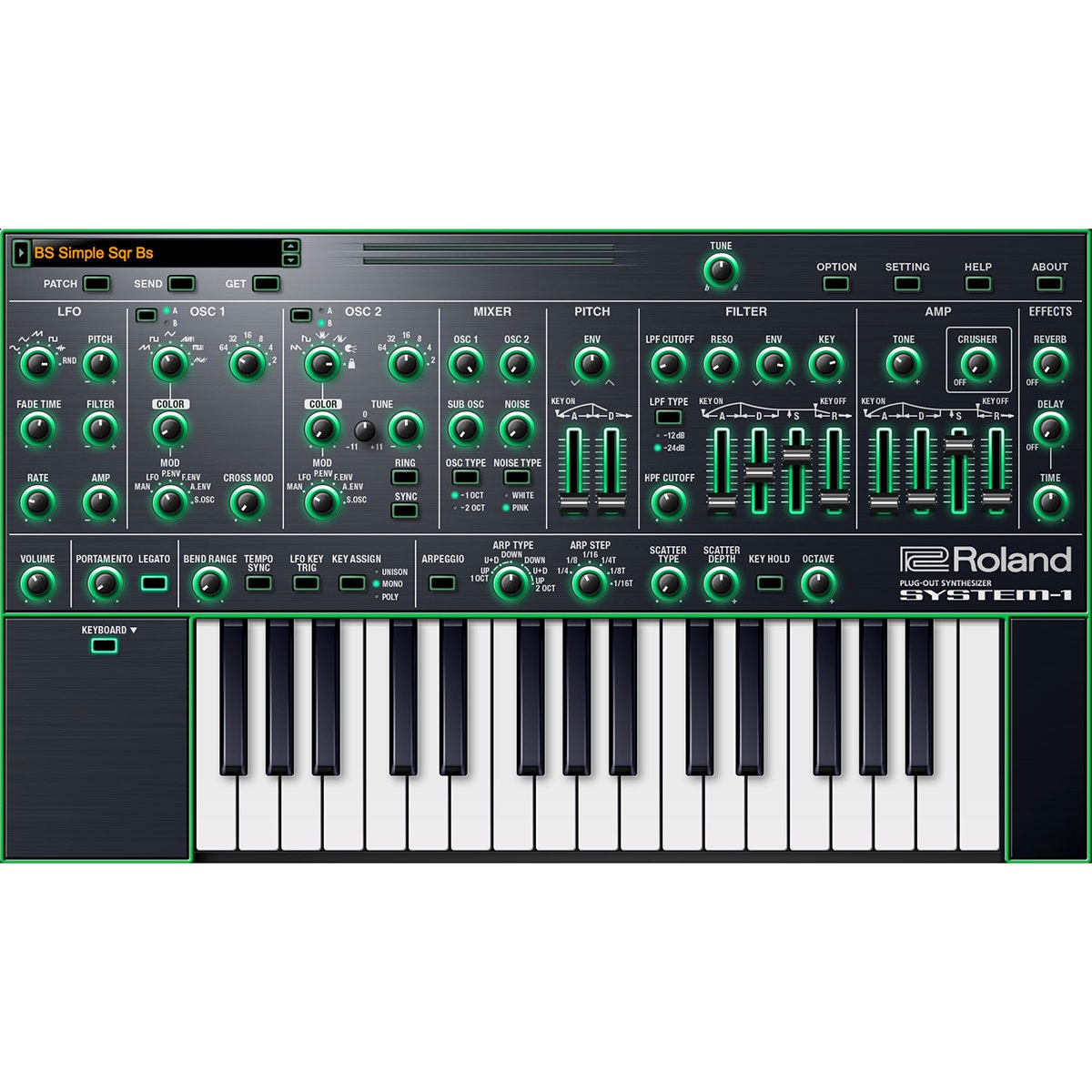 Roland SYSTEM-1 Software Synthesizer - Electronic Delivery