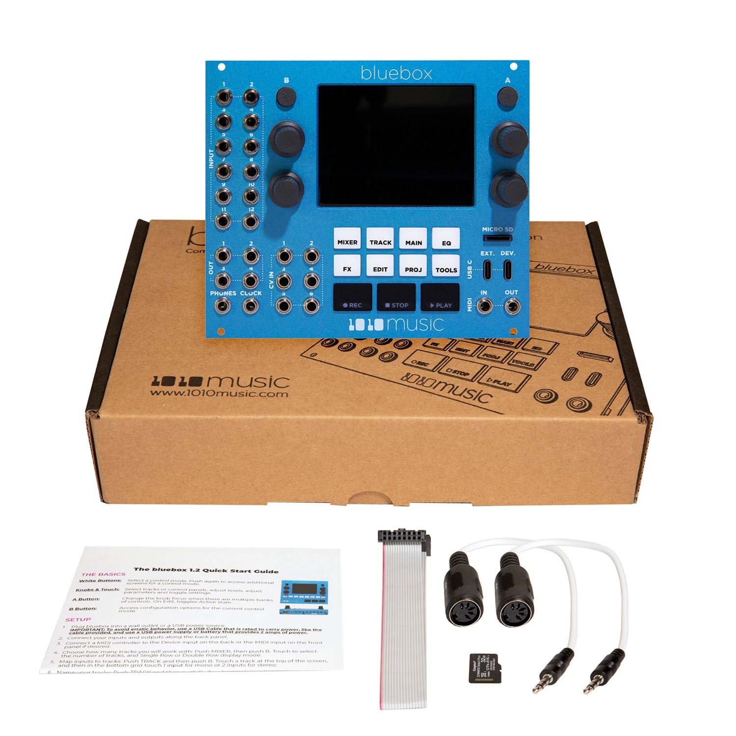 1010 Music bluebox Digital Mixer/Recorder Eurorack Edition