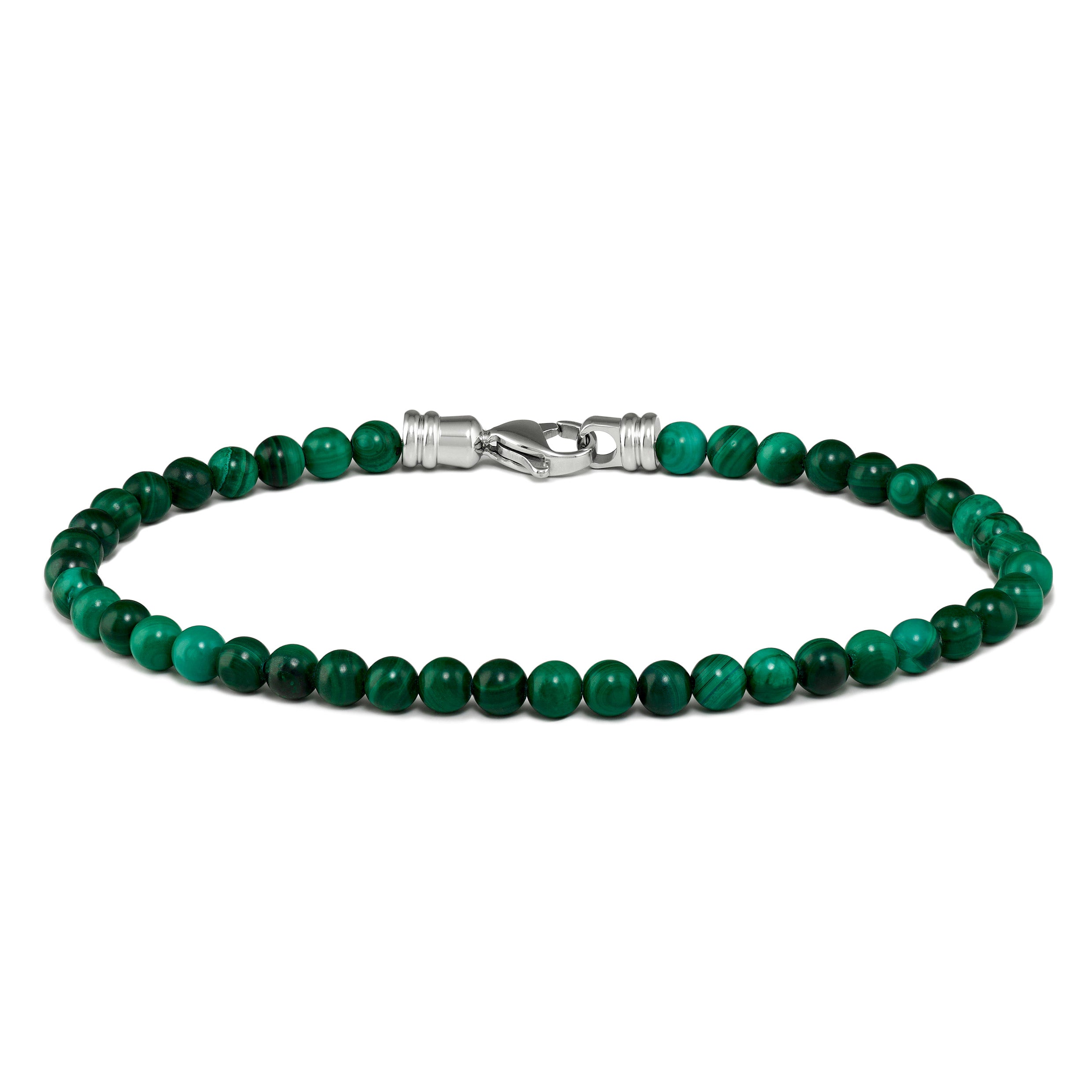 4mm Bead Bracelet - Malachite | Vincero | Vincero Collective