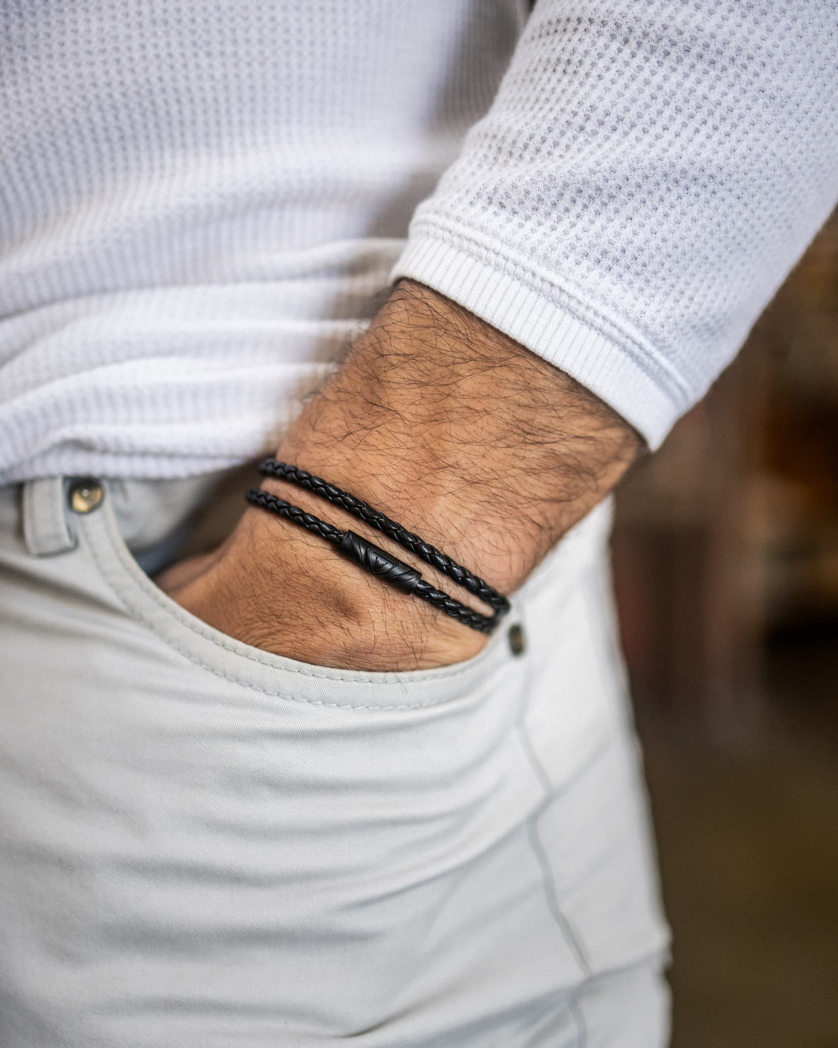 Mens Delta Bracelet - Black/Matte Black | Vincero | Vincero Collective