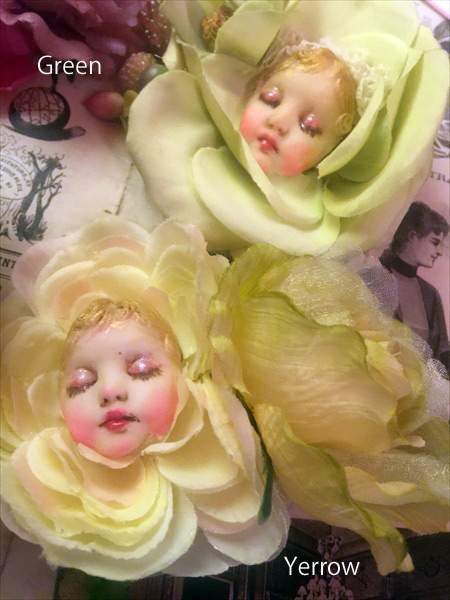 Mari Shimizu 「お花ちゃんブローチ」 淑女雑貨Toe Cocotte