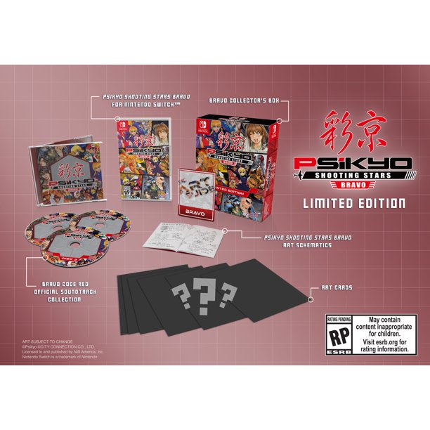 Psikyo Shooting Stars BRAVO Limited Edition - Nintendo Switch