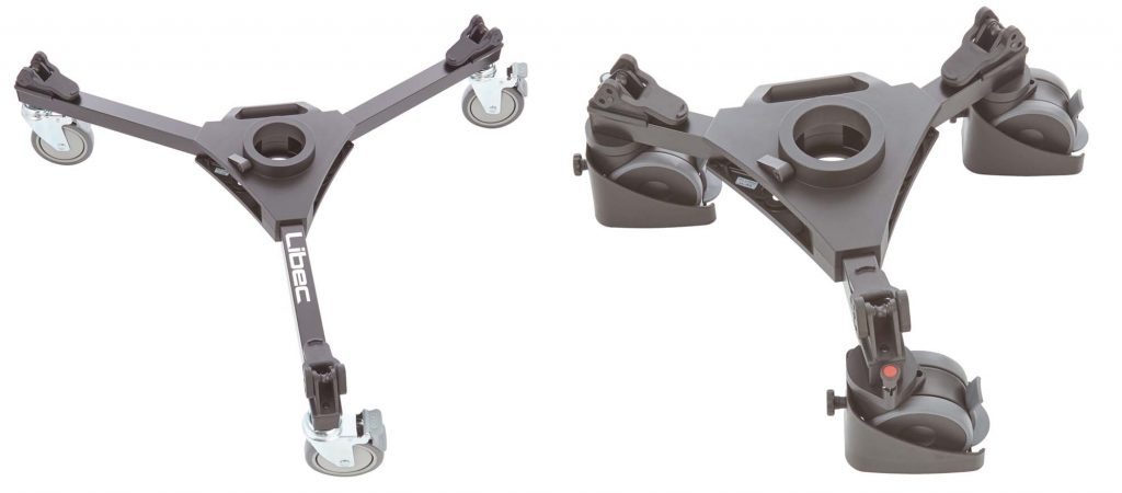 リーベック、三脚用ドリーの新商品『DL-8RB』『DL-10RB』『 DL-10RB