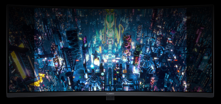 HUAWEI、165Hzのリフレッシュレートと1500Rの曲面ディスプレイ採用の