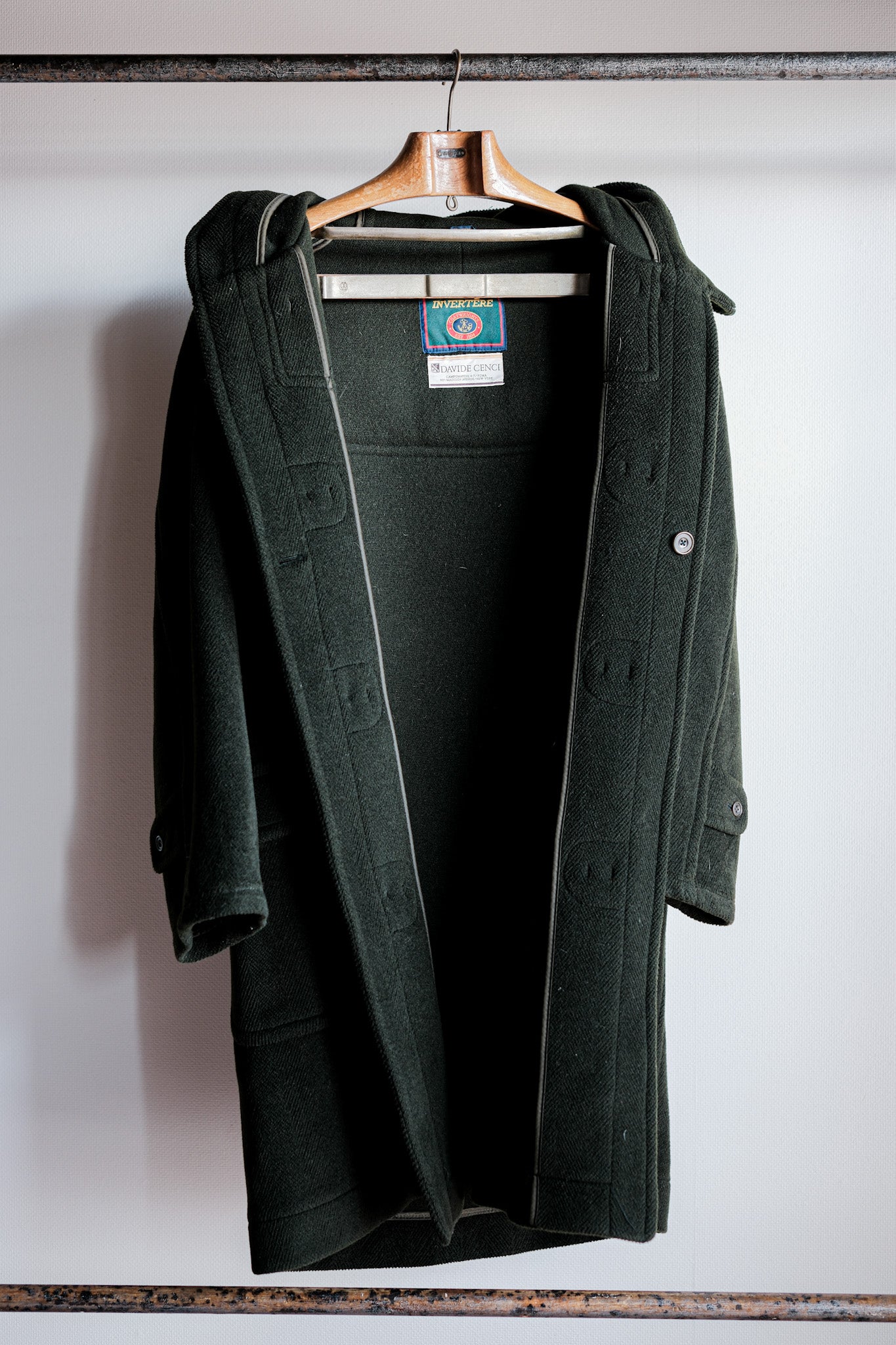 90's】Old INVERTERE HBT Wool Duffle Coat 