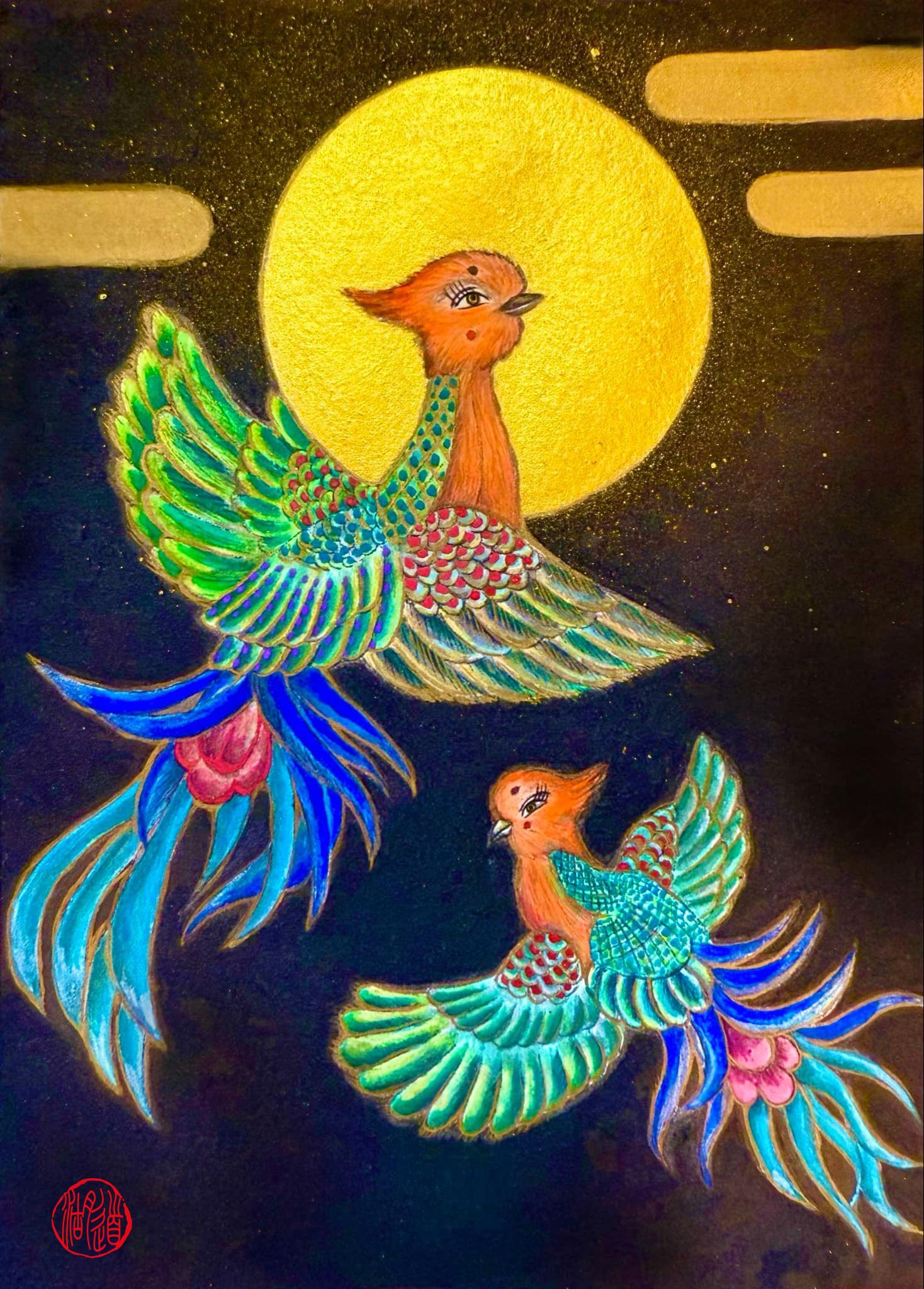 京の風、麻呂鳥が彩る雅の世界 | Maro Dori is an imaginary noble