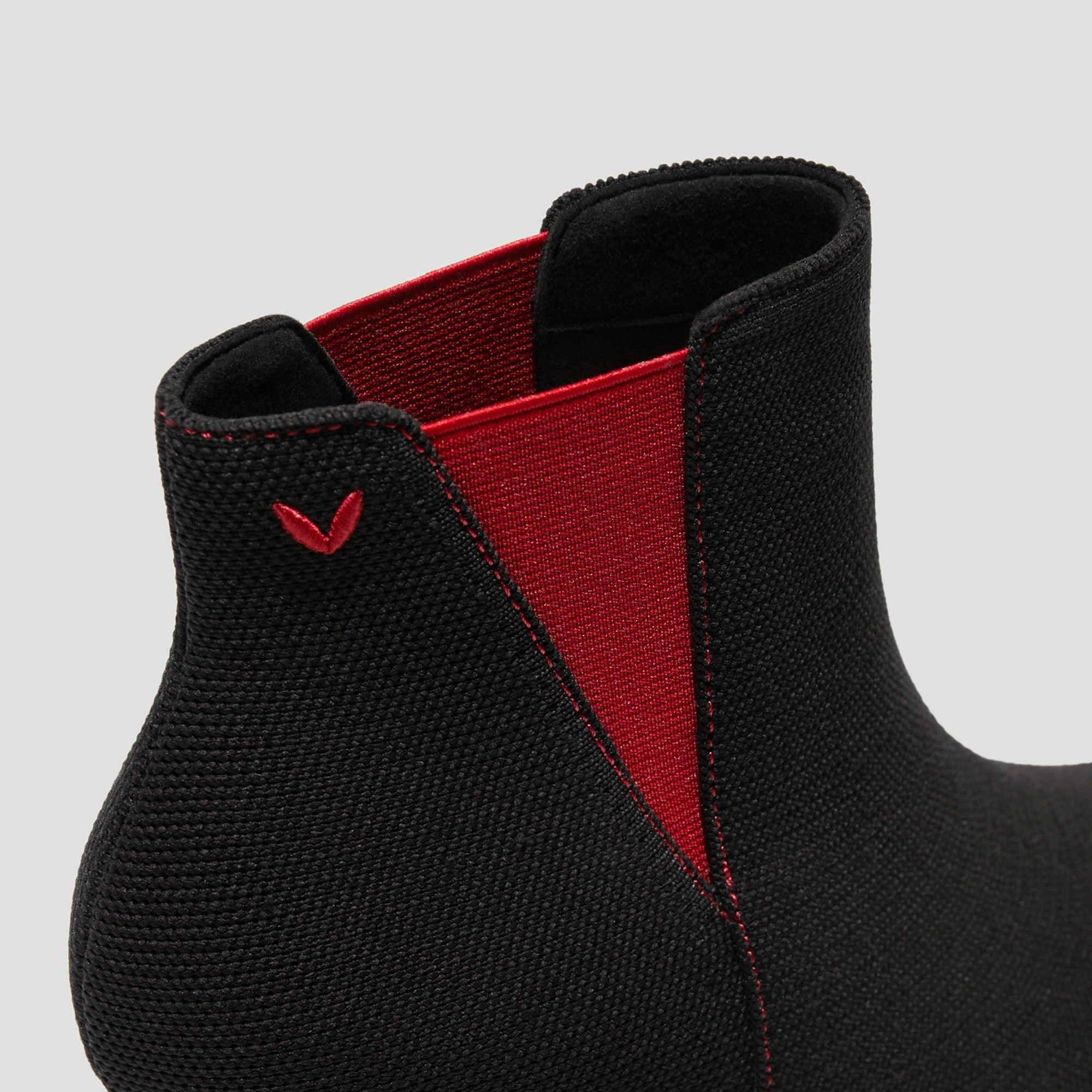 Alexandra] ポインテッドトゥ 撥水加工 アンクル ヒールブーツ