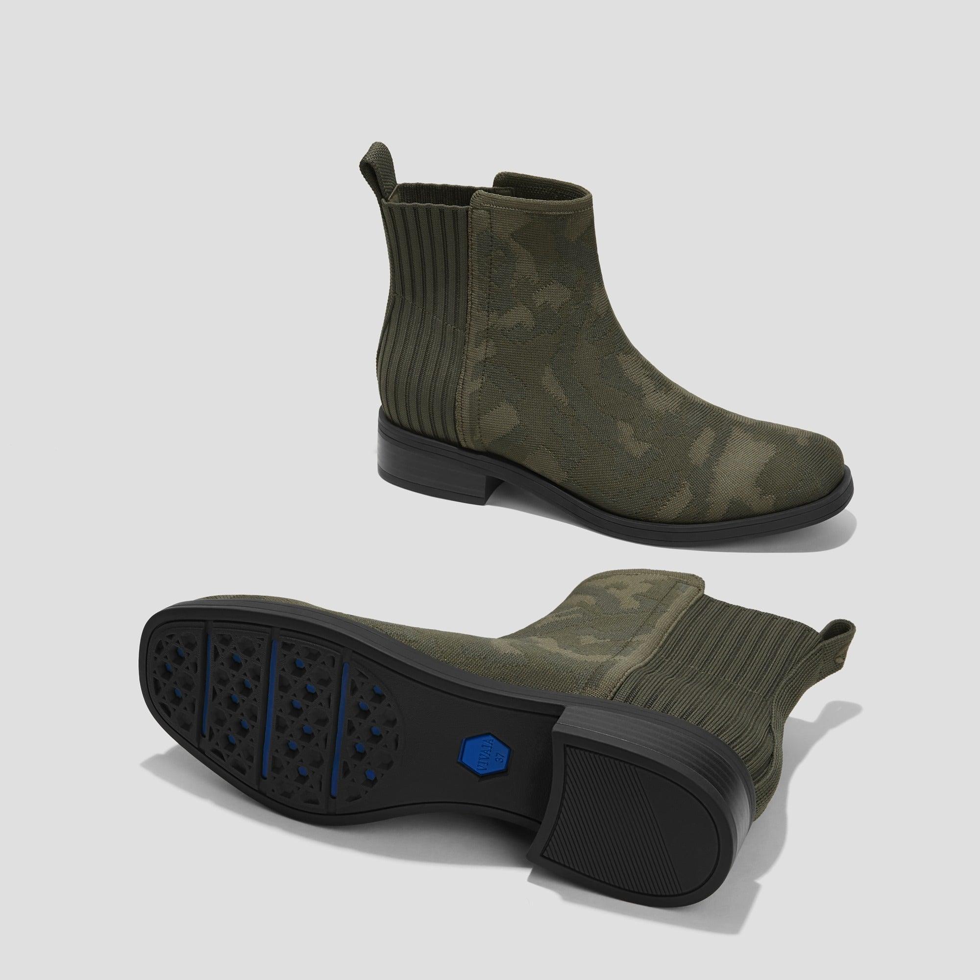 Celina] スクエアトゥ 撥水加工 アンクル チェルシーブーツ – VIVAIA JAPAN