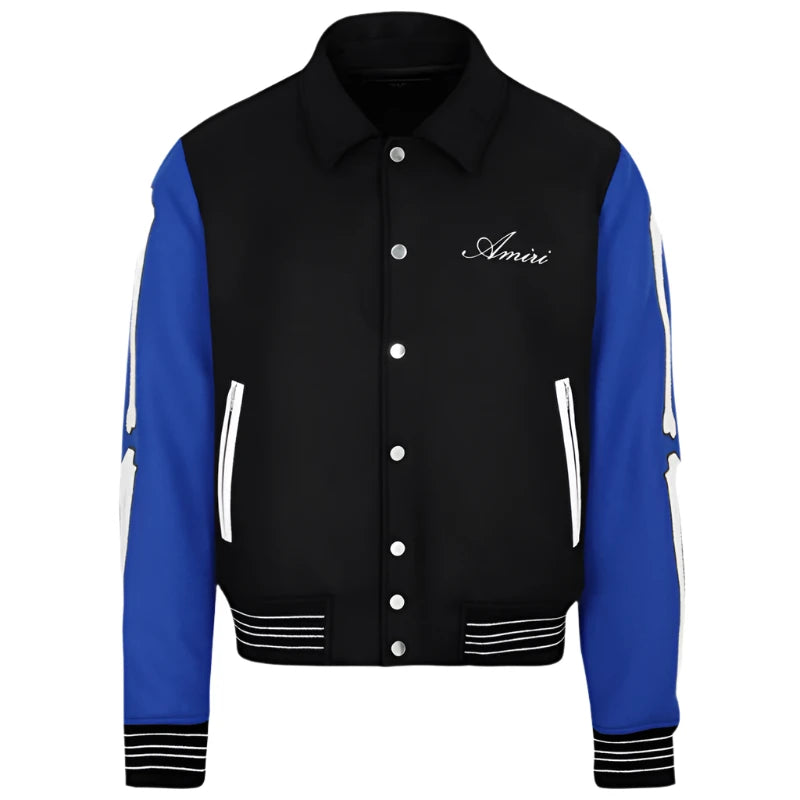 Amiri Bones Wool Varsity Jacket – Vintage Jacket